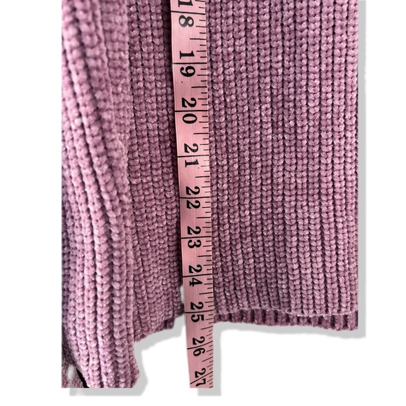 Willow & Clay Lilac Chenille Cowl Neck Sweater - Picture 6 of 9